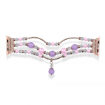 Apple Watch apyrankės kilpa 38/40/41 dizainas 4 auksinovioletinė