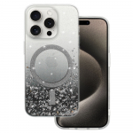 Tel Protect Moonlite Magnetinis dėklas telefonui Iphone 14 Pro juodas skaidrus