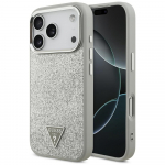 Guess Glitter Triangle Logo MagSafe &uuml;mbris jaoks iPhone 17 Pro - h&otilde;bedane