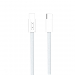 XO kaabel NB-Q260A PD USB-C - USB-C 1m valge 60W