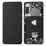 LCD Display Compatible With Samsung G996 S21 Plus with Frame / Phantom Black / HQ