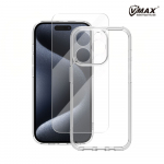 Vmax set Mag &uuml;mbris + glass 2,5D premium jaoks iPhone 16 6,1"