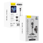 Blavec Selfie lazda Aluminium Coco Mini P-05 MagSafe trikojis stovas + nuotolinio valdymo + laikiklis 0,41 metro - juodas