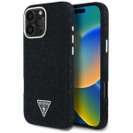 Guess Denim Triangle Logo MagSafe &uuml;mbris jaoks iPhone 16 Pro - must