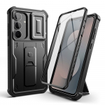 Tech-Protect Kevlar Cam+ &uuml;mbris Samsung Galaxy S25 FE jaoks - must