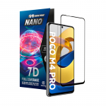 Crong 7D Nano Flexible Glass 9H kogu ekraani kattev h&uuml;briidne ekraanikaitse seadmele Xiaomi POCO M4 Pro 5G