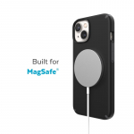 Speck CandyShell Pro + MagSafe &uuml;mbris seadmele iPhone 14 Plus, Microban mikroobivastase kaitsega, Black / Slate Grey v&auml;rvikombinatsioon