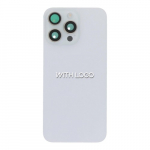 Tagakaas &uuml;hilduv iPhone 15 Pro / Valge Titaan / (t&auml;iskaas) / OEM
