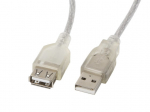 Lanberg CA-USBE-12CC-0018-TR USB cable 1.8 m USB 2.0 USB A l&auml;bipaistev