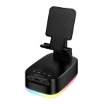 Borofone Portable Bluetooth Speaker BR200 Marea 3 in 1 with holder and 1500mAh power bank black