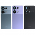 Galinis dangtelis skirtas Xiaomi Redmi Note 13 Pro 4G / Midnight Black / (su kameros stikliuku) OEM