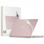 Tech-Protect Softshell umbris MacBook 13 tolli 2026, matt roosa