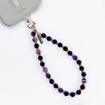 Crong Phone Charm telefonirihm universaalse &uuml;mbriseadapteriga, Purple Agate