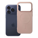 Case for iPhone 17 Pro / 18 Pro Silicone Mag Cover compatible with MagSafe (big hole) pink