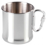 Meva roostevabast terasest matkatass karabiiniga, 270 ml