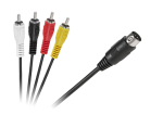 DIN&ndash;4 RCA kaabel, 1,8 m