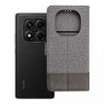 GOMMA knygos tipo dėklas telefonui Xiaomi Redmi Note 14 PRO 4G pilkas