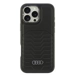 Audi Synthetic Leather MagSafe iPhone 16 Pro Max 6.9" must/must hardcase AU-TPUPCMIP16PM-GT/D3-BK