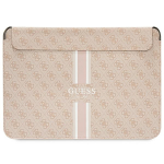 Guess 4G Printed Stripes cover jaoks a 14" laptop - roosa