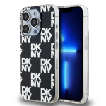 DKNY IML Checkered Mono Pattern &uuml;mbris jaoks iPhone 15 Pro - must