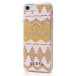 Guess GUHCP7TGPI iPhone 7/8/SE 2020/ SE 2022 roosa k&otilde;va &uuml;mbris Aztec Tribal 3D