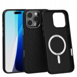 Spacecase Dėklas Classy Mag iPhone 16 Pro Max juodas