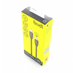 Budi BD160C USB-C&ndash;USB-C kaabel, 1 m, 2.4 A, must