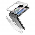 Cellularline Clear Case &uuml;mbris seadmele Samsung Galaxy Z Flip 5, l&auml;bipaistev