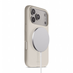 Crong Color Cover Magnetic MagSafe &uuml;mbris seadmele iPhone 17 Pro Max, kivibeež