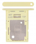 SIM kortelės laikiklis Samsung A156 A15 5G Yellow originalus (service pack)
