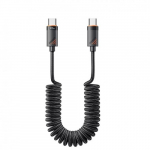 USB Laidas Essager "Chuan2" juodas 100W "Type-C / Type-C" 120cm