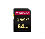 SDXC m&auml;lukaart TRANSCEND 64GB UHS-II 700S