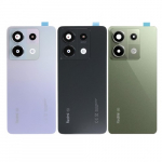 Galinis dangtelis skirtas Xiaomi Redmi Note 13 Pro 5G / Midnight Black / (su kameros stikliuku) OEM