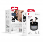 Forcell F-Audio Pulse Pro ANC + ENC TWS juhtmevabad n&ouml;&ouml;pkuularid &ndash; mustad