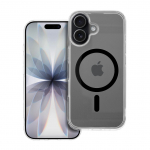 Drop Glue spalvingas magnetinis dėklas telefonui, suderinamas su MagSafe, skirtas IPHONE 17, juodas