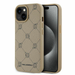 Karl Lagerfeld Magsafe Karl Head iPhone 15 &Uuml;mbris - Beige