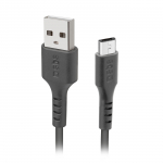 SBS LTHL200 USB-A - Micro-USB Kaabel 1m - must