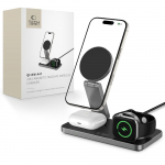 Tech-Protect QI15W-A47 MagSafe 3in1 Induktiivne Laadija + USB-C Kaabel - must