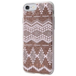 Guess GUHCP7TGTA iPhone 7/8/SE 2020/ SE 2022 taupe k&otilde;va &uuml;mbris Aztec Tribal 3D