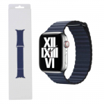 Originali Apple odinė Loop apyrankė 44/45/46/49MM MLHM2ZM/A SIZE L MIDNIGHT BLUE originali plomba