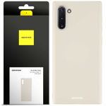 Spacecase Silikoninis dėklas Galaxy Note 10 kaulo spalvos