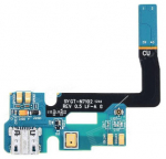 Lanksčioji jungtis Samsung N7100 Note 2 su įkrovimo kontaktu ir mikrofonu ORG