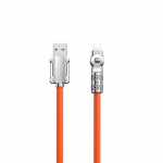 USB Kaabel Dudao "L24AL" (180' corner) Oranž "Lightning" 100cm (up to 30W)