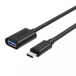 UNITEK Y-C476BK USB kabelis USB 3.2 Gen 1 (3.1 Gen 1) 0,2 m USB C USB A Juoda