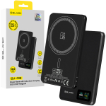 Blavec BJ-03 Power Bank 5000mAh Ultra Slim 7.8mm Type-C 22.5W magnetic MagSafe 3-in-1 black aluminum