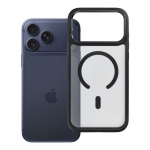 &Uuml;mbris iPhone 17 Pro Max / 18 Pro Max (madal kaamera serv) Forcell F-Protect Smoke Hybrid Premium &uuml;hildub MagSafe-ga must