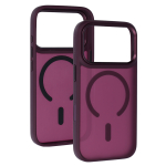 Liavec Cloudy Case with Metal Camera Frame for Iphone 18 Pro/17 Pro purple Control Button)