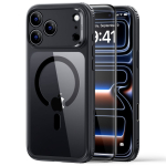 ESR Classic Hybrid MagSafe &uuml;mbris mudelitele iPhone 18 Pro Max / 17 Pro Max, l&auml;bipaistev must