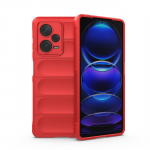 Magic Shield &Uuml;mbris jaoks Xiaomi Redmi Note 12 Pro+ flexible armored cover punane
