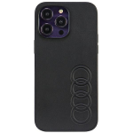 Audi Synthetic Leather iPhone 14 Pro Max 6.7" must/must hardcase AU-TPUPPCIP14PM-TT/D1-BK